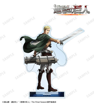 描き下ろし エルヴィン 戦う背中・着彩ver. 第2弾 BIGアクリルスタンド