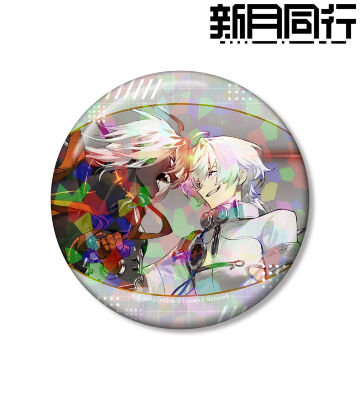 浄天 75mmホログラム缶バッジ