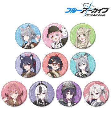 トレーディンググリッター缶バッジ