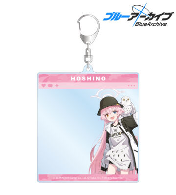 ホシノ SNS風BIGアクリルキーホルダー