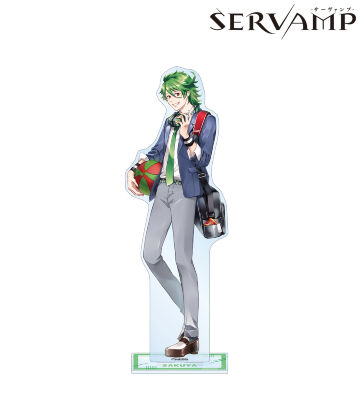 田中ストライク先生 描き下ろし 綿貫桜哉 学園風ver. 特大アクリルスタンド