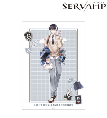 田中ストライク先生 描き下ろし リヒト・ジキルランド・轟 学園風ver. A3マット加工ポスター