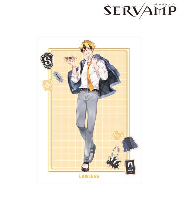 田中ストライク先生 描き下ろし ロウレス 学園風ver. A3マット加工ポスター