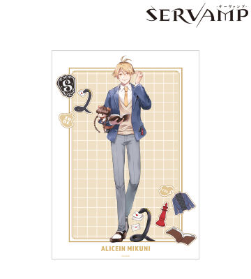 田中ストライク先生 描き下ろし 有栖院御国 学園風ver. A3マット加工ポスター