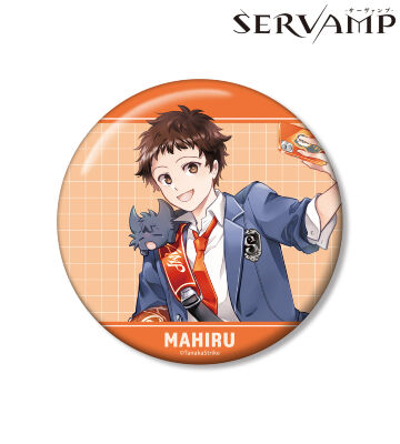 田中ストライク先生 描き下ろし 城田真昼 学園風ver. 100mm缶バッジ