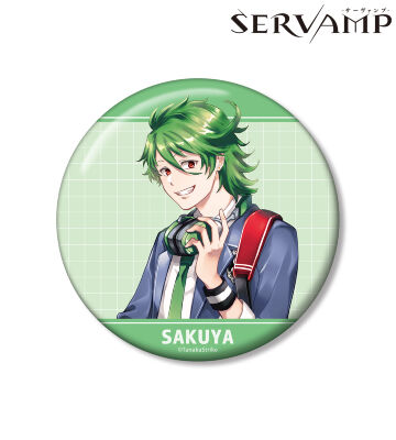 田中ストライク先生 描き下ろし 綿貫桜哉 学園風ver. 100mm缶バッジ