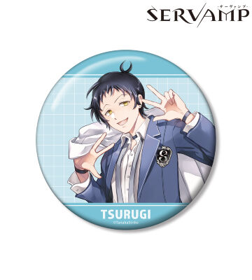 田中ストライク先生 描き下ろし 狼谷吊戯 学園風ver. 100mm缶バッジ