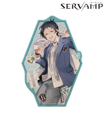 田中ストライク先生 描き下ろし 狼谷吊戯 学園風ver. ダイカットステッカー