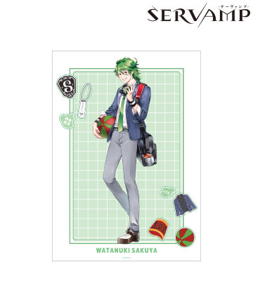 田中ストライク先生 描き下ろし 綿貫桜哉 学園風ver. A3マット加工ポスター