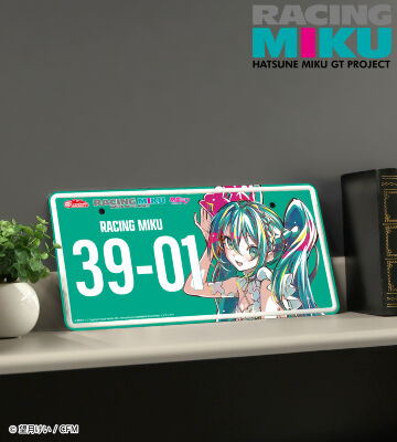 レーシングミク 2025Ver. Ani-Art 第2弾 ナンバープレート風アルミプレート