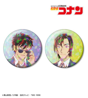 松田陣平&萩原研二 Ani-Art clear label 第2弾 ホログラム缶バッジ2個セット