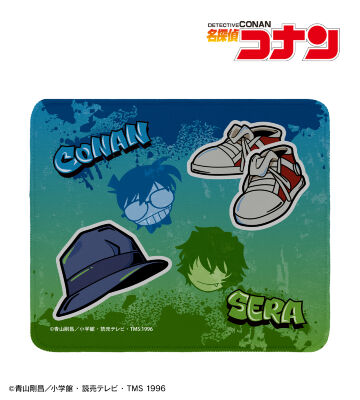 江戸川コナン&世良真純 グラフィティモチーフ マウスパッド