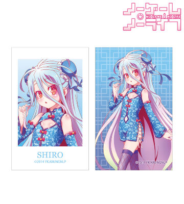 描き下ろし 白 チャイナドレスver. イラストカード2枚セット