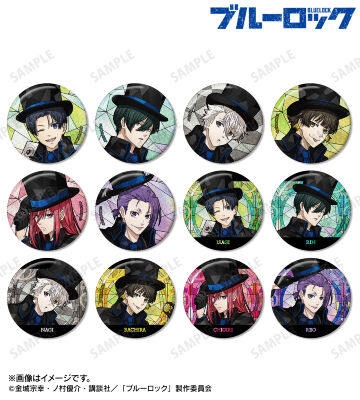 描き下ろし 怪盗団ver. Aure Glass トレーディンググリッター缶バッジ