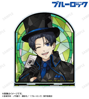 描き下ろし 潔 世一 怪盗団ver. Aure Glass BIGアクリルスタンド