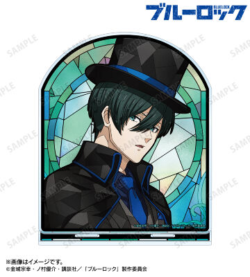 描き下ろし 糸師 凛 怪盗団ver. Aure Glass BIGアクリルスタンド