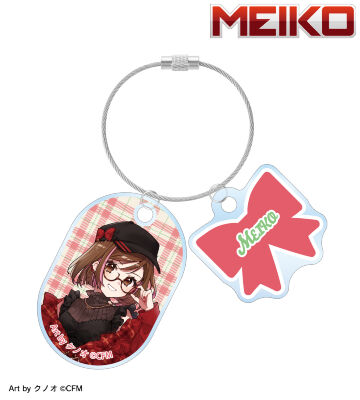 描き下ろし MEIKO 私服ver. Art by クノオ 2連ワイヤーアクリルキーホルダー