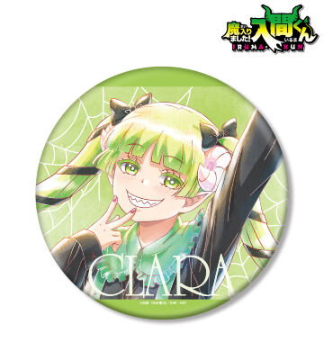 描き下ろし ウァラク・クララ ブラックコーデver. Ani-Art aqua label BIG缶バッジ