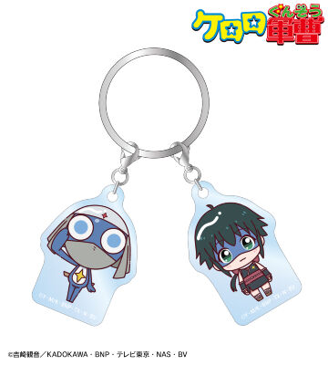 ドロロ&小雪 ちょこんと！ 2連アクリルキーホルダー