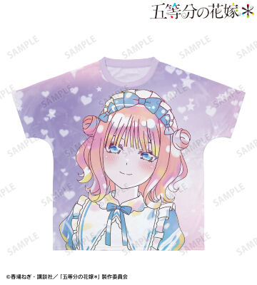 描き下ろし 中野二乃 星空メイドver. Ani-Art KAWAII label フルグラフィックTシャツ