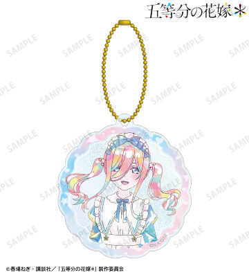 描き下ろし 中野三玖 星空メイドver. Ani-Art KAWAII label グリッターアクリルキーホルダー