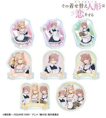 描き下ろし 星空メイドver. トレーディングクリアダイカットステッカー