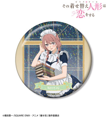 描き下ろし 乾 心寿 星空メイドver. 75mmホログラム缶バッジ