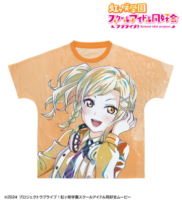 描き下ろし 宮下 愛 ミラクル STAY TUNE！ Ani-Art フルグラフィックTシャツ