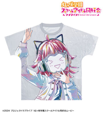描き下ろし 天王寺璃奈 ミラクル STAY TUNE！ Ani-Art フルグラフィックTシャツ