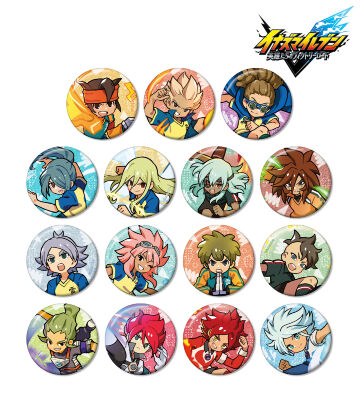 イナズマイレブン 英雄たちのヴィクトリーロード 必殺技ver. トレーディンググリッター缶バッジ