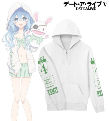 描き下ろし 四糸乃 ビーチデートver. 着用ジップパーカー