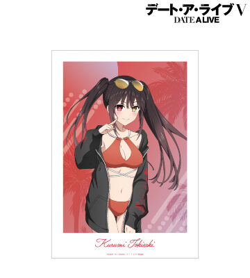 描き下ろし 時崎狂三 ビーチデートver. A3マット加工ポスター