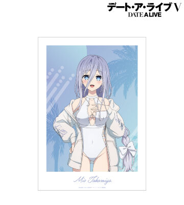 描き下ろし 崇宮澪 ビーチデートver. A3マット加工ポスター