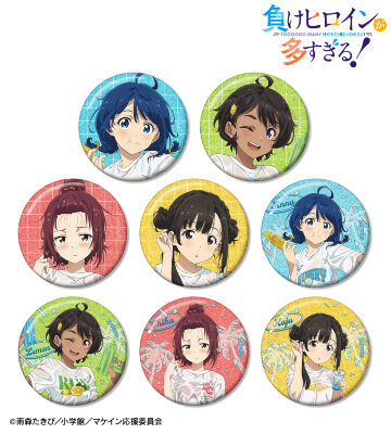 描き下ろし ビーチデートver. トレーディンググリッター缶バッジ