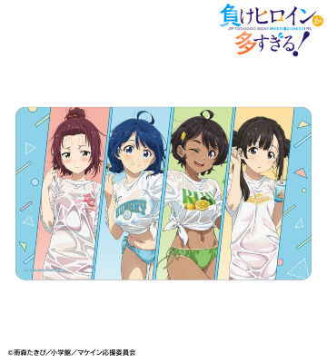 描き下ろし 集合 ビーチデートver. マルチデスクマット