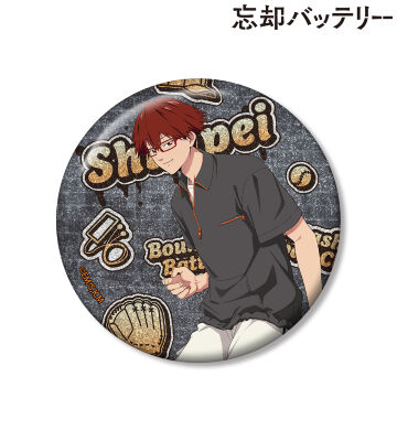 描き下ろし 千早瞬平 ストリートスポーツver. 75mmグリッター缶バッジ