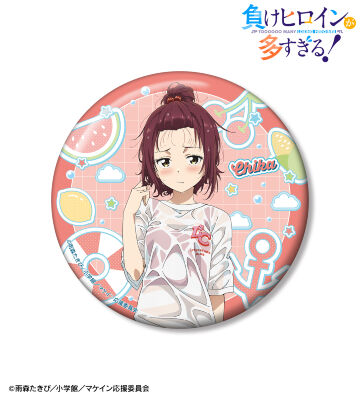 描き下ろし 小鞠 知花 ビーチデートver. 100mm缶バッジ