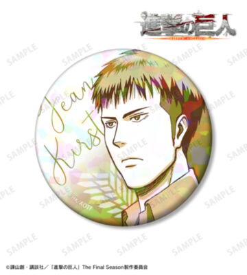 ジャン カラーパレットVer. 75mmホログラム缶バッジ