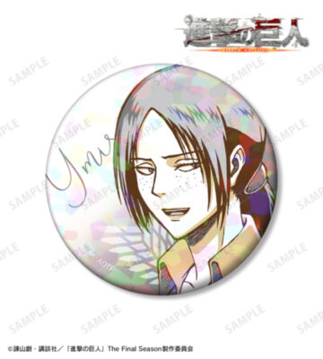 ユミル カラーパレットVer. 75mmホログラム缶バッジ