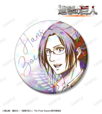 ハンジ カラーパレットVer. 75mmホログラム缶バッジ