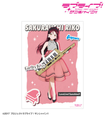 描き下ろし 桜内梨子 The Blue Swell衣装ver. A3マット加工ポスター
