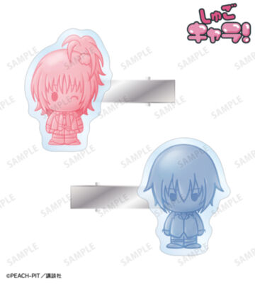 日奈森 あむ＆月詠 イクト petit-sserie アクリルヘアクリップ2個セット