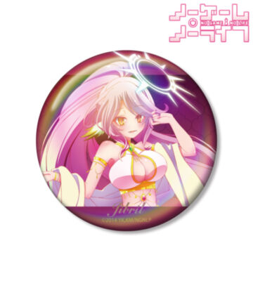 描き下ろし ジブリール 踊り子ver. 75mmオーロラ缶バッジ