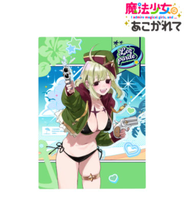 千種みのりさんイラスト レオパルト 水着ver. B6メタルアートパネル