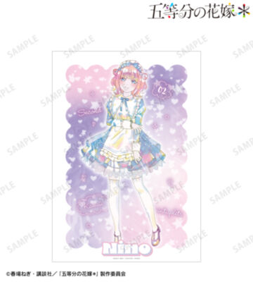 描き下ろし 中野二乃 星空メイドver. Ani-Art KAWAII label A3マット加工ポスター
