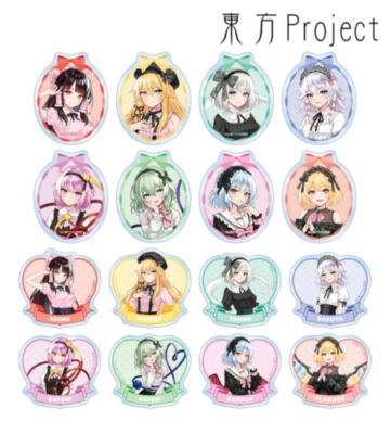 松本能人イラスト ガーリーファッションver. トレーディングクリアダイカットステッカー