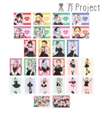 松本能人イラスト ガーリーファッションver. トレーディングブロマイド