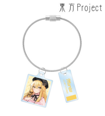 松本能人イラスト 霧雨魔理沙 ガーリーファッションver. 2連ワイヤーアクリルキーホルダー