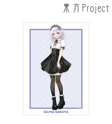 松本能人イラスト 十六夜咲夜 ガーリーファッションver. A3マット加工ポスター