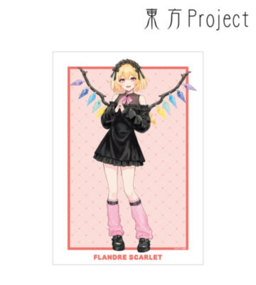 松本能人イラスト フランドール・スカーレット ガーリーファッションver. A3マット加工ポスター